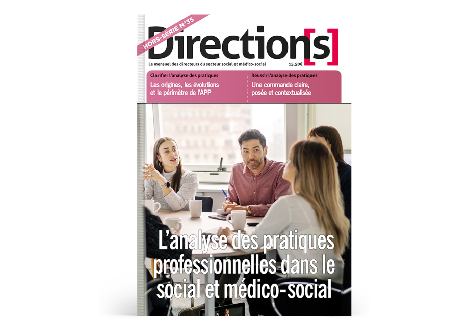 Couverture du hors-série Direction[s] consacré à l'analyse des pratiques professionnelles